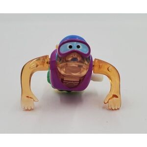 Hans Wind Up Toy Swimmer Girl Purple & Green Works